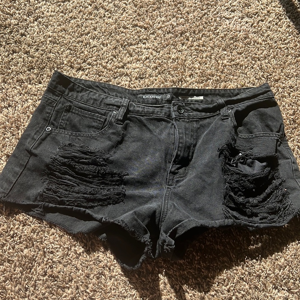 High rise shorts